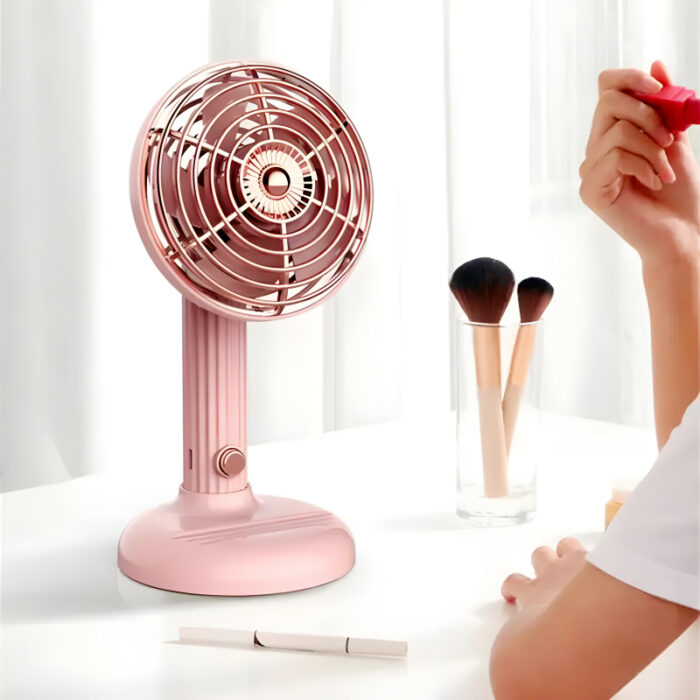 Compact Mini Portable USB Rechargeable Lightweight Handheld Cooling Fan With Adjustable Angle For Living Room, Bedroom And Office - Image 4