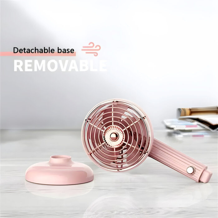 Compact Mini Portable USB Rechargeable Lightweight Handheld Cooling Fan With Adjustable Angle For Living Room, Bedroom And Office - Image 5
