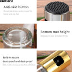 Set of 2 pcs Kitchen Baking Oil Cook Spray Bottles - Vinegar Dispenser Cooking Tools with Oil Sprayer - Image 9