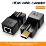 HDMI Cable Extender 4k RJ45 Ports 1080P HD Network HDMI Extension HDMI To RJ45