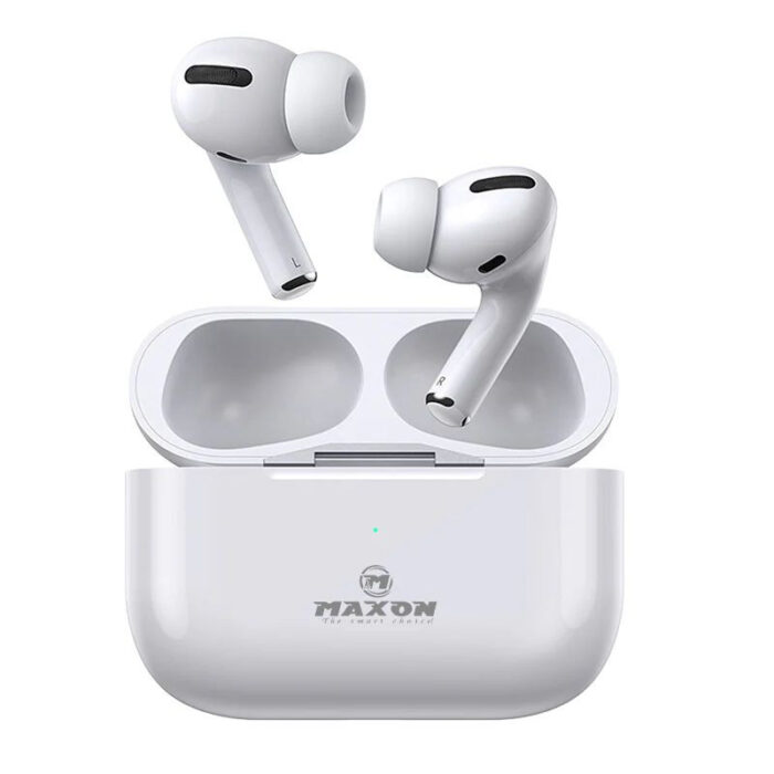 Maxon Pro 04 Generation 02 Wireless Earbuds | Airpods | Wireless Earbuds - White Color | Best Quality Earbuds - Image 3