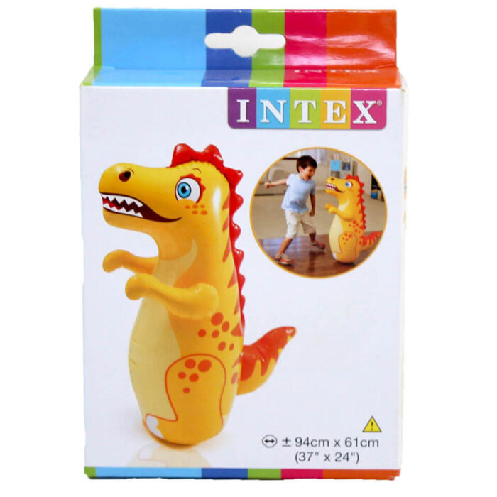 Intex Animal Punching Bag Toy For Kids 3D Bop Bag Boxers Punching Bag Toy Gift Kids Fun ( Random Animal ) - Image 1