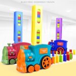 Domino Train Set Bricks Building Stacking Toy for Kids