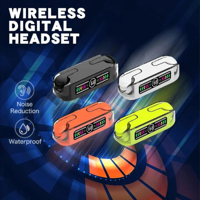 M12 Max TWS Bluetooth V5.3 LED Display Earbuds With Super Large Battery Capacity - Image 9