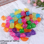 2 Packs Of 10 PCs Reusable Multi-Shaped Silicone Ice Cubes - Image 6