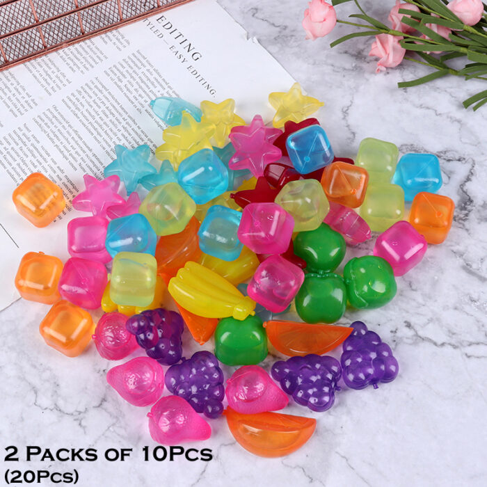 2 Packs Of 10 PCs Reusable Multi-Shaped Silicone Ice Cubes - Image 6