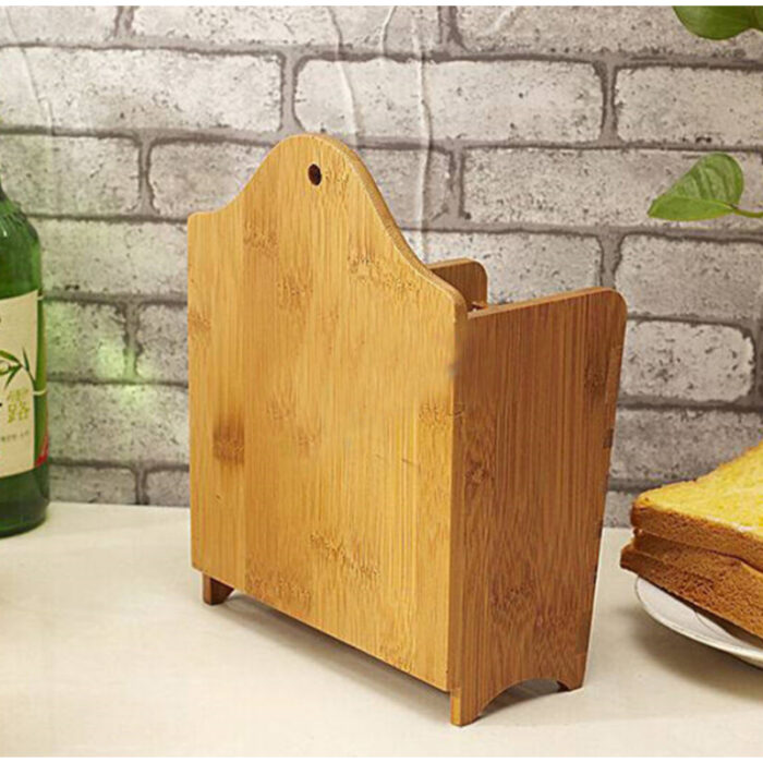 Kitchen Wooden Mini Spoon Holder And Bamboo Chopstick Basket - Image 12