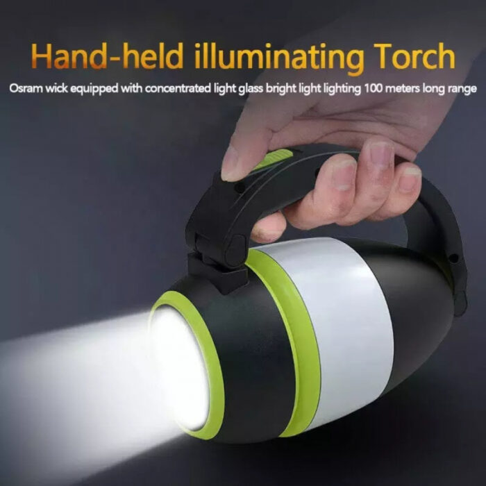 Multi-Functional Portable Rechargeable Camping Lantern With Flashlight And Power Bank - Image 7