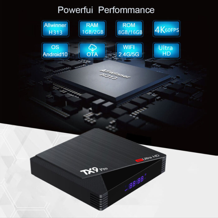 TX9 Pro 6K Ultra HD 8GB RAM and 128GB ROM Smart Android TV Box - Image 15