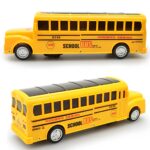 Bump & Go Battery Operated School Bus Toy With Light And Music - Image 2