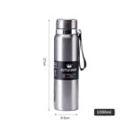 1000ml Large Capacity Stainless Steel Vacuum Flask Hot And Cold Water Bottle - Image 9