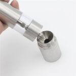 One Handed Operation Thumb Push High Quality Stainless Steel Spice Grinder - Image 23