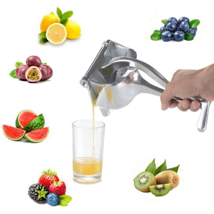 Manual Juice Squeezer Aluminum Alloy Heavy-Duty Hand Pressed Fresh Juice Extractor - Image 2