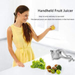 Manual Juice Squeezer Aluminum Alloy Heavy-Duty Hand Pressed Fresh Juice Extractor - Image 4