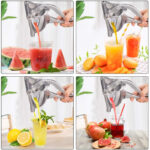 Manual Juice Squeezer Aluminum Alloy Heavy-Duty Hand Pressed Fresh Juice Extractor - Image 6