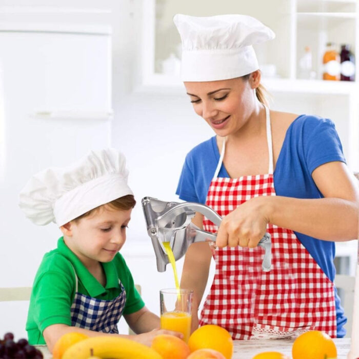 Manual Juice Squeezer Aluminum Alloy Heavy-Duty Hand Pressed Fresh Juice Extractor - Image 9