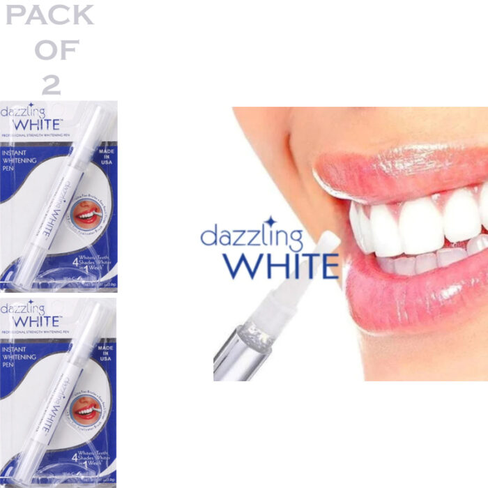 Pack Of 2 Dazzling White Hygienic Professional Strength Teeth Whitening Pens - Image 9