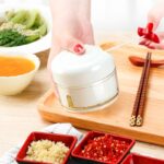 Mini Food Garlic Vegetable Grinder Chopper Multi-Function Manual Food Processor - Image 3