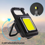 Pack of 2 Portable Multifunctional Super Bright COB Rechargeable Keychain Lights - Image 10