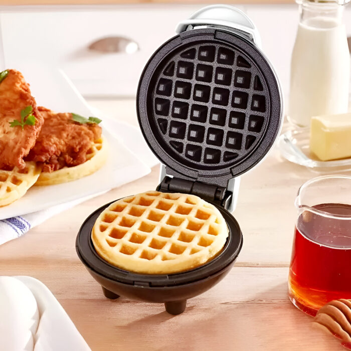 Compact 4-Inch Non-Stick 350-Watt Electric Mini Waffle Maker Machine - Image 20