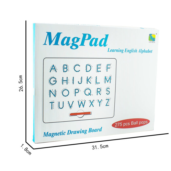275Pc Balls Pop Magnetic English Alphabet Learning Drawing Board - Image 6