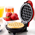 Compact 4-Inch Non-Stick 350-Watt Electric Mini Waffle Maker Machine - Image 21