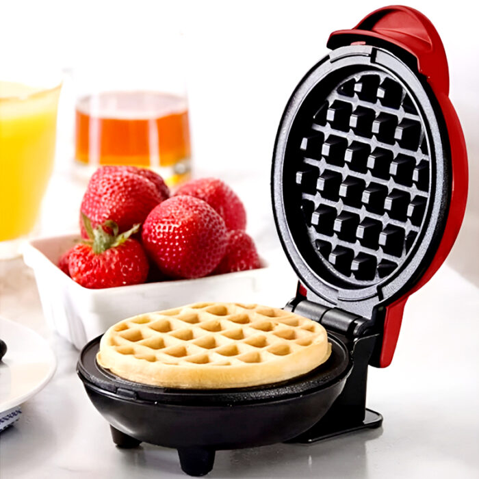 Compact 4-Inch Non-Stick 350-Watt Electric Mini Waffle Maker Machine - Image 21
