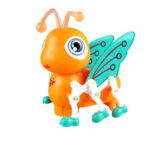 Musical Electric Singing Cute Bee Toy For Kids With Rotating Head And Flashing Antennas