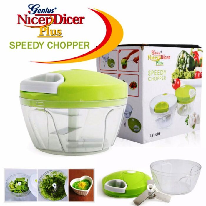 Kitchen Onion Vegetable Chopper Hand Speedy Chopper Fruit Shredder Slicer - Image 1