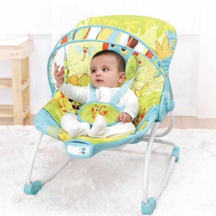 Newborn To Toddler Rocker With Music & Soothing Vibrations For Babies - Image 1