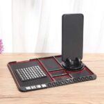 Non Slip Dashboard Matt With Phone Holder Keychain Coins Card Holder - Image 3