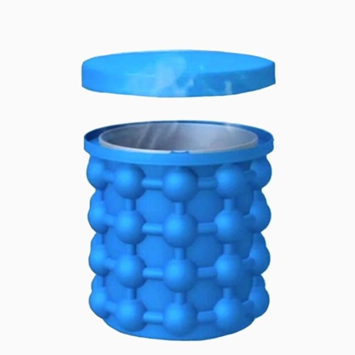 Lattices Silicone Ice Bucket Ice Cooler Cube Maker Cabinet Space Saving Kitchen Tool - Image 8