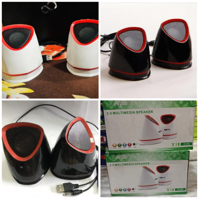 (Pair) 2.0 MULTIMEDIA SPEAKER  Dynamic Listening With 2.0 channal speaker Style - Image 1