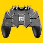 Gamepad Controller Six Fingers All In One PUBG Mobile Joystick Game Shooter Trigger