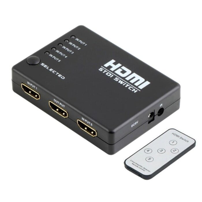 PowerBear HDMI Switch Splliter Box For HDTV PS3 DVD With IR Remote - Image 1