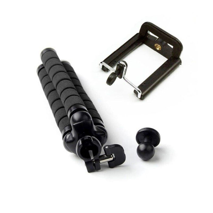 Pack Of 3 Portable Flexible Sponge Adjustable Octopus Tripod Phone Stands - Image 12