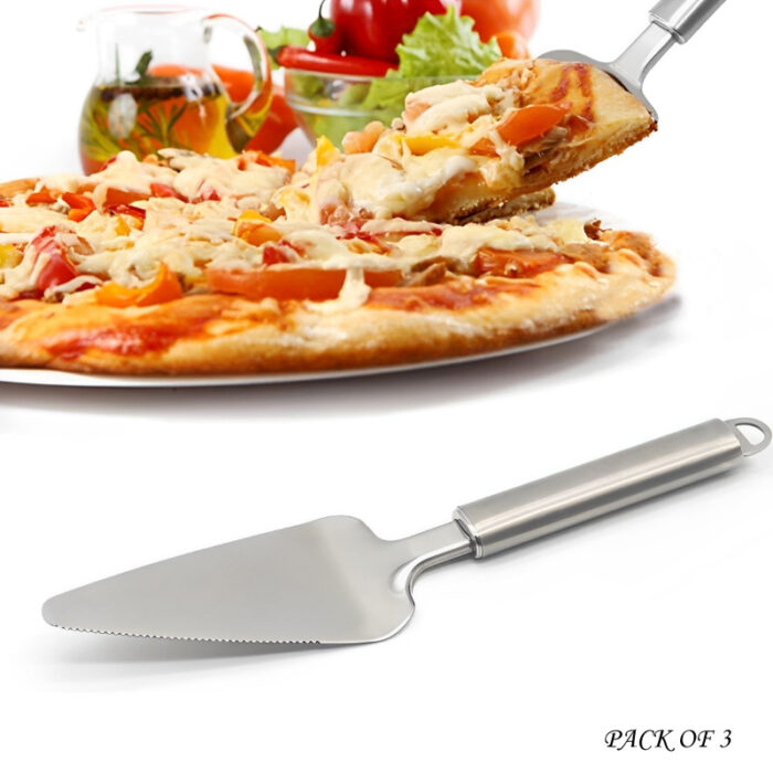 Pack Of 3 High-Quality Stainless Steel Cake And Pizza Servers - Image 8