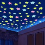Pack Of 4 x 100 Pcs Glow In The Dark Stars Wall Stickers - Image 5