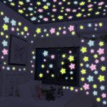 Pack Of 4 x 100 Pcs Glow In The Dark Stars Wall Stickers - Image 6