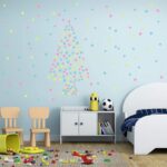 Pack Of 4 x 100 Pcs Glow In The Dark Stars Wall Stickers - Image 7