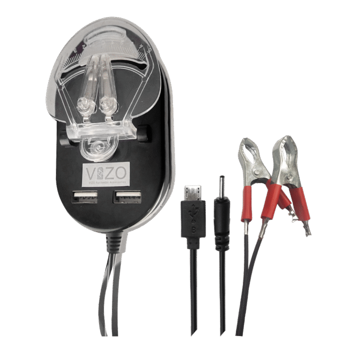 png-charger.png Vizo V17 AC/DC Clamp Charger with 2 USB Prots - Image 1