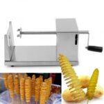 High-Quality Stainless Steel Manual Operation Potato Spiral Cutter Machine - Image 6