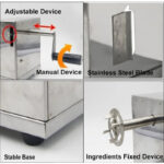 High-Quality Stainless Steel Manual Operation Potato Spiral Cutter Machine - Image 8