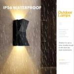 K Shaped Double Led Two Side Waterproof LED Outdoor Light | Wall Lamp for Outdoor and Indoor | Best For Home & Garden - 10 W - Image 6