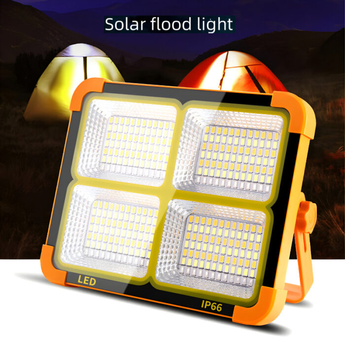 X8 Multifunctional Portable 1000W Solar LED Street Light High-Quality Rechargeable Off-Grid Private Lighting Solution - Image 1