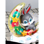 Transparent Gear Moon Rabbit with Music & Lights For Kids - Image 4