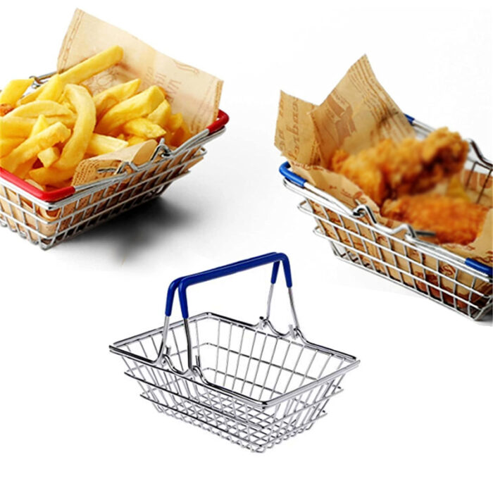 Mini Multi-Purpose Portable Stainless Steel Hand Carry Fry Basket - Image 9