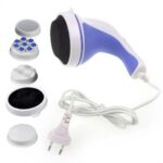 4 in 1 Relax & Spin Tone Vibration Electric Massager  / Electronic Relax and Spin Body Massager with Different Heads - Image 4