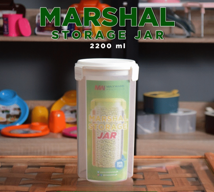 Marshal Storage Jar - 3 In 1 Jar - 3 Portion storage jar (2200 ml) (Random color) - Image 1