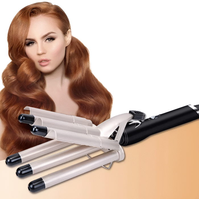MO-6003  hair curler Professional Hair Straightener for Curly and Wavy Hair 5 Tubes - Image 1